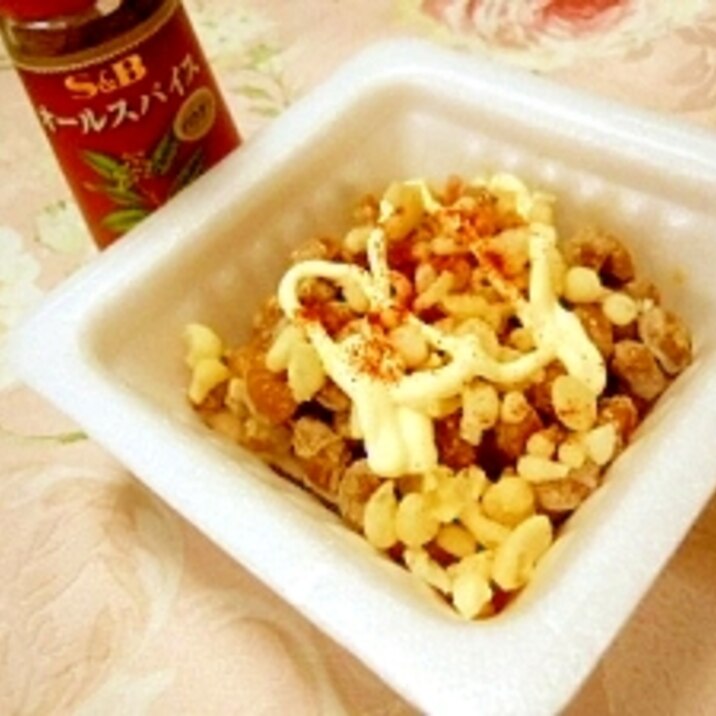大人の味わい オールスパイス天かす納豆 レシピ 作り方 By 小太郎1212 楽天レシピ